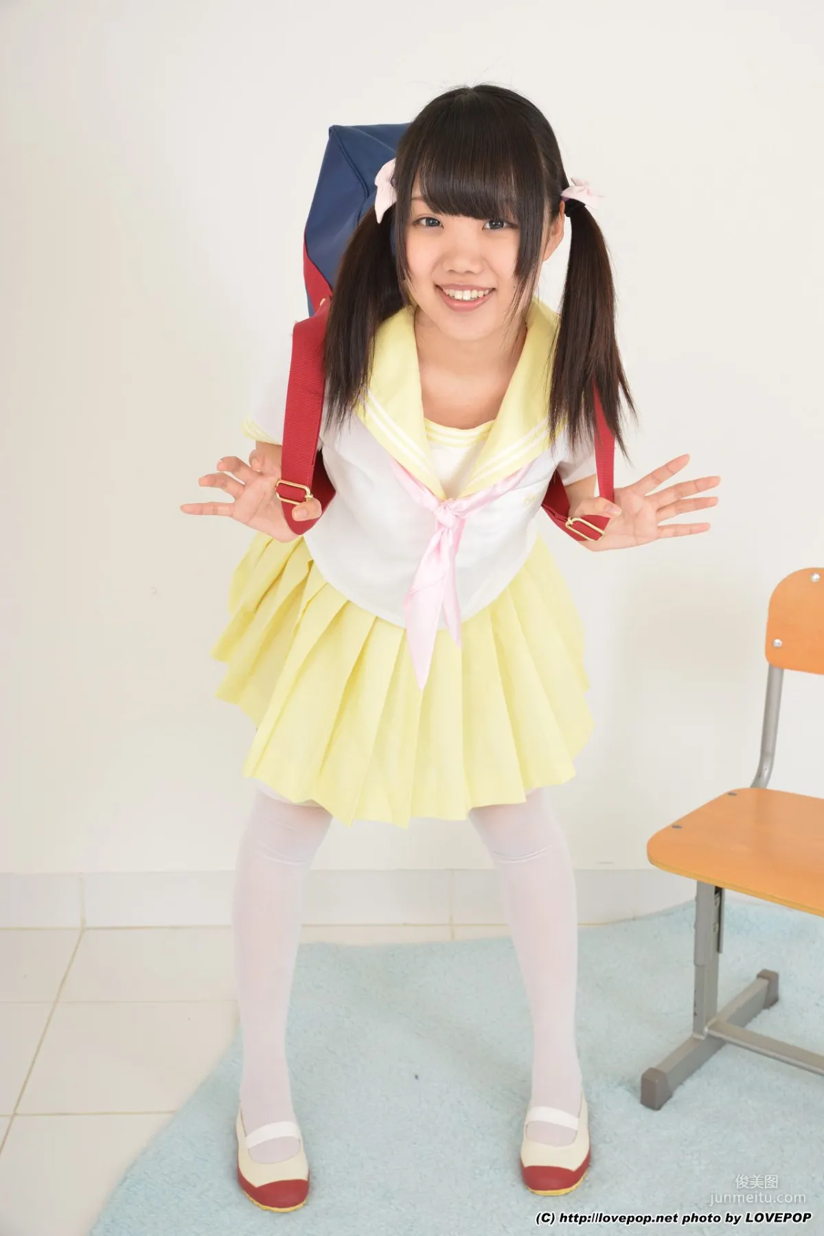 Himawari Natsuno 夏乃ひまわり 學生制服 Set6 [LovePop] 寫真集 10