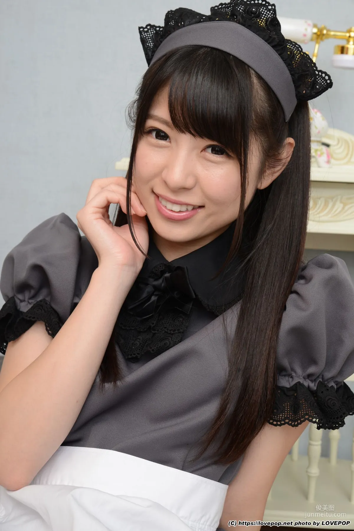 Rena Aoi あおいれな  俏皮厨娘 Maid Set02 [LovePop] 写真集35
