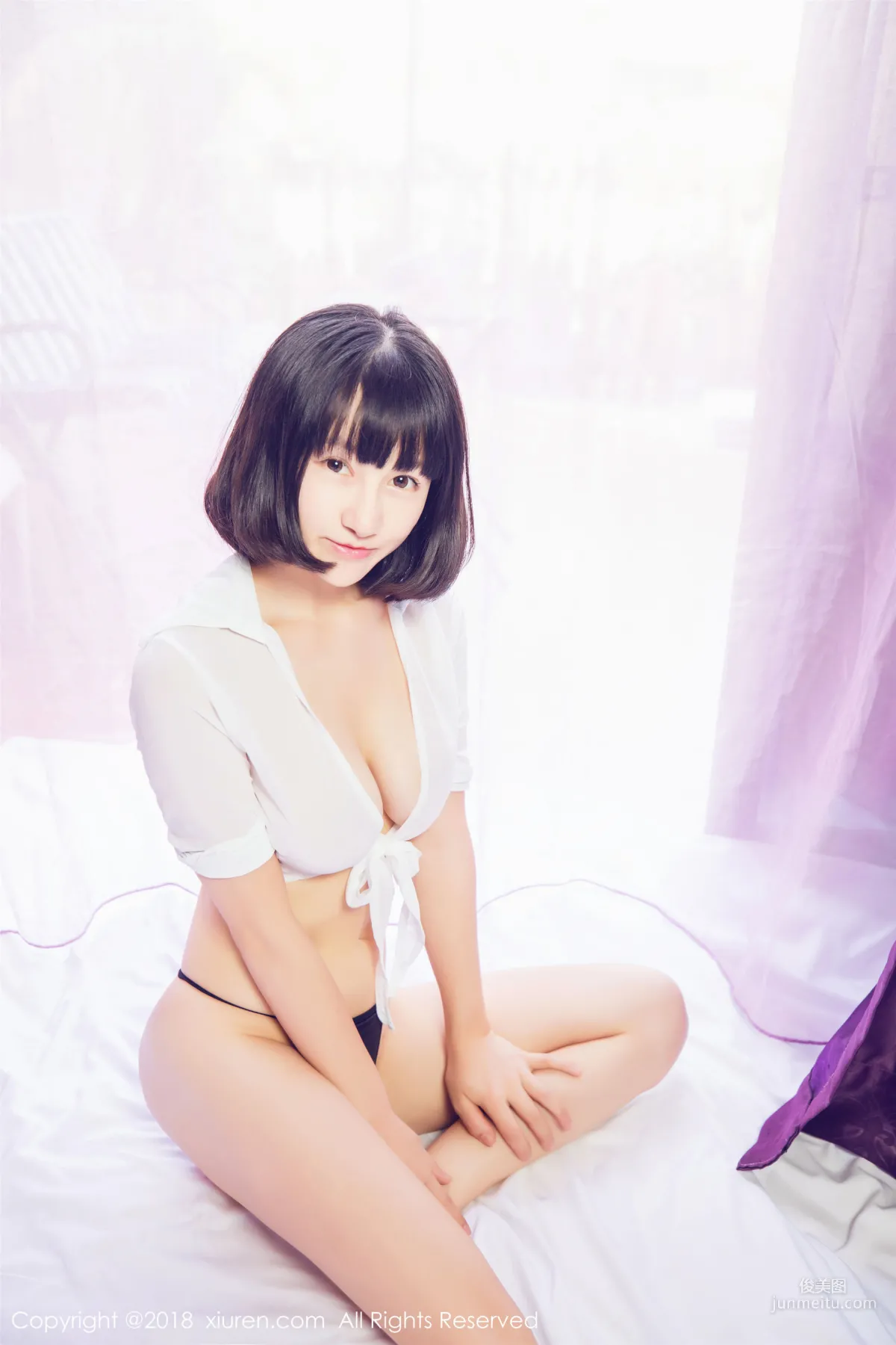 Xiao Tange 'See-Through Lace Lingerie + Maid Outfit + Seductive Secretary OL' [XiuRen] No.933 Photo Set photo 41