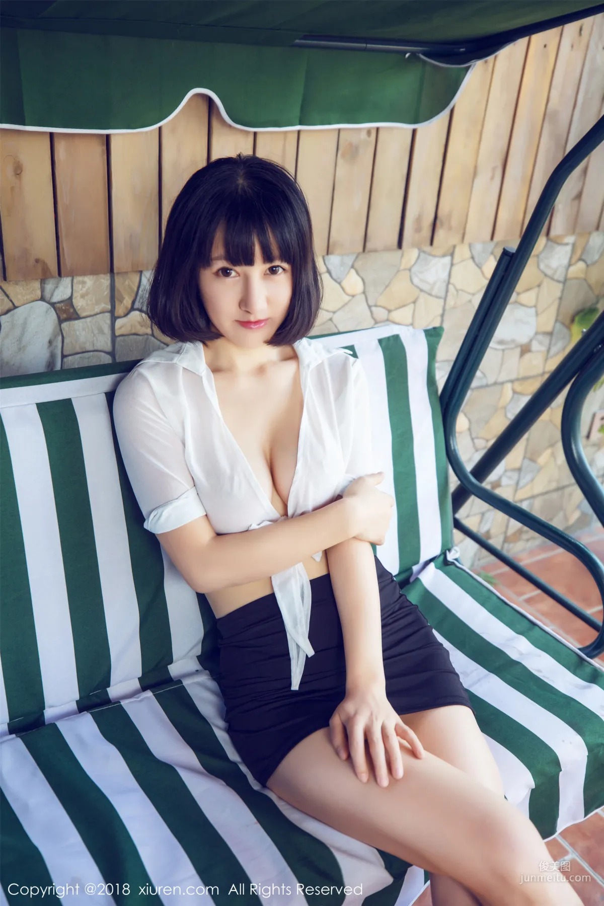 Xiao Tange 'See-Through Lace Lingerie + Maid Outfit + Seductive Secretary OL' [XiuRen] No.933 Photo Set photo 39