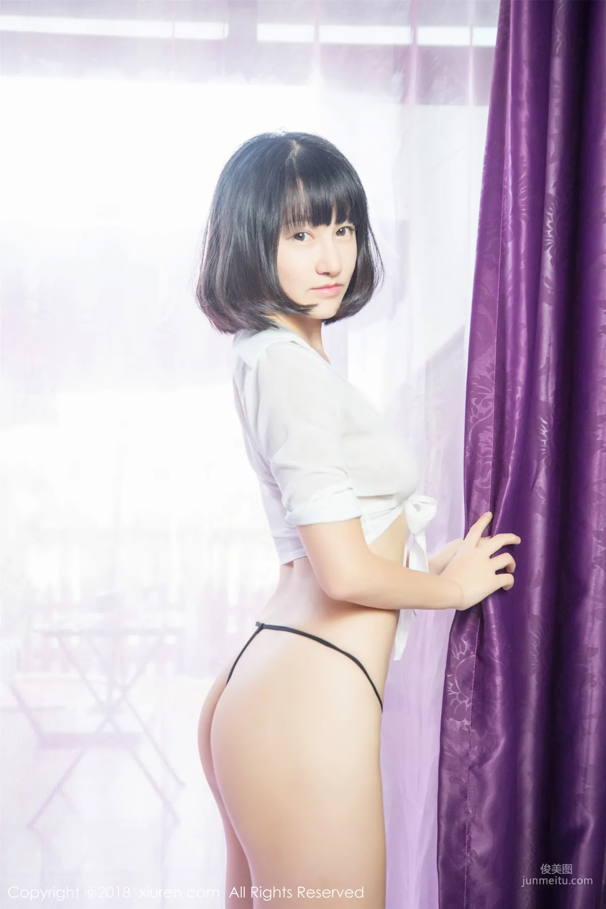 Xiao Tange 'See-Through Lace Lingerie + Maid Outfit + Seductive Secretary OL' [XiuRen] No.933 Photo Set photo 40