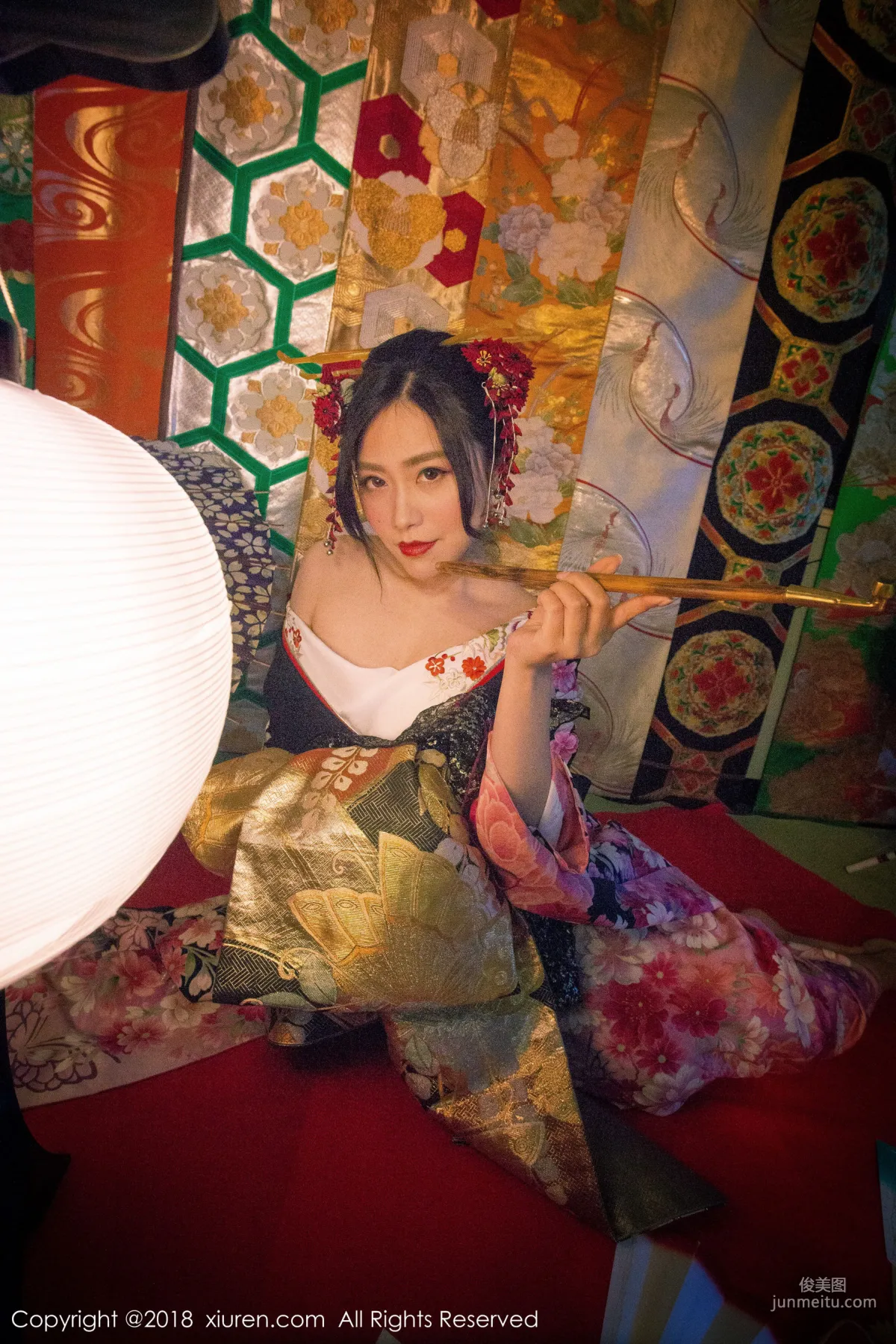 許諾Sabrina《花魁》 [秀人XiuRen] No.930 寫真集 18