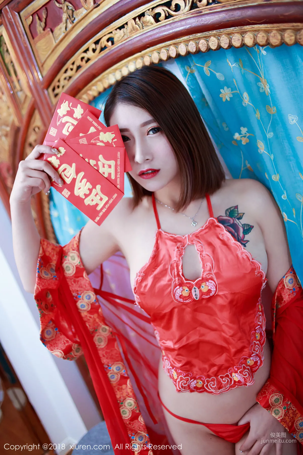 Model @Du Huahua New Spring Photo Special [XiuRen] No.914 Photo Set photo 38