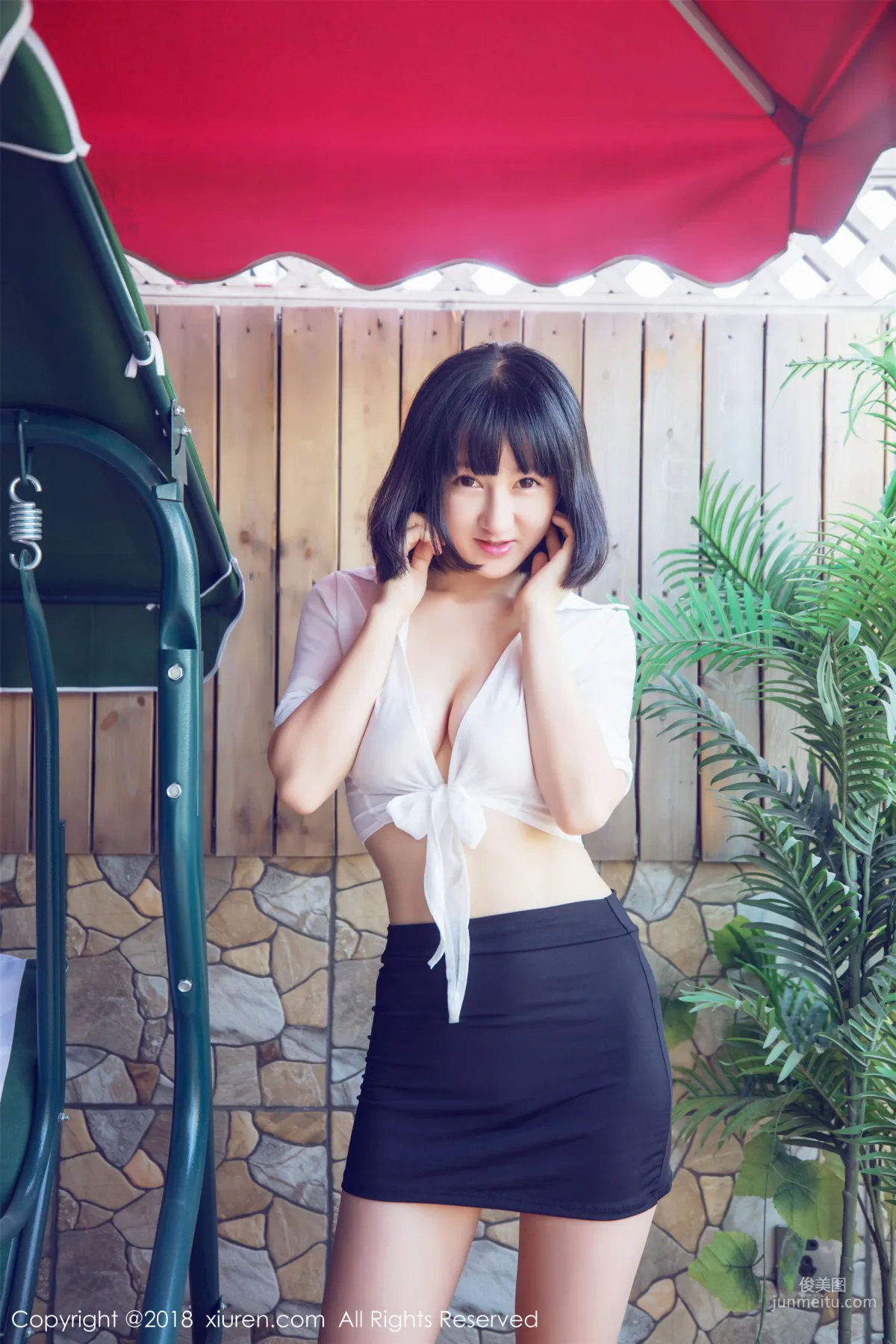 Xiao Tange 'See-Through Lace Lingerie + Maid Outfit + Seductive Secretary OL' [XiuRen] No.933 Photo Set photo 38