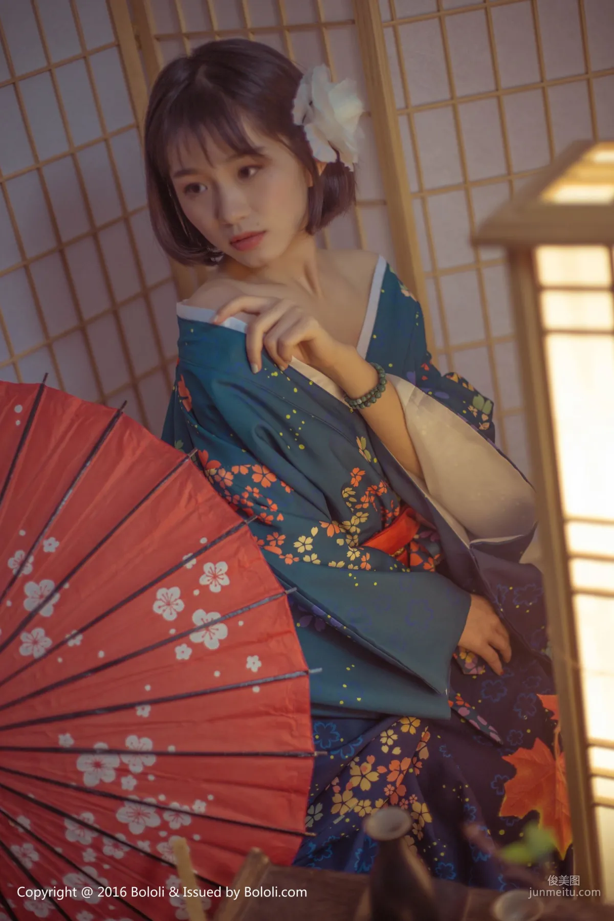 Ku Ku, Japanese Warmth, Alluring Kimono [Boluoshe] Vol.132 Photo Set photo 4