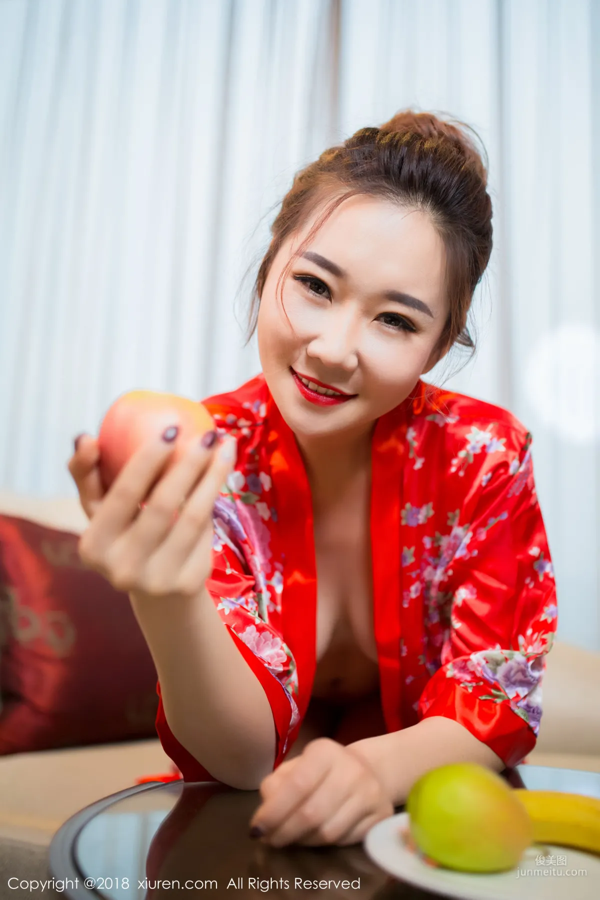 Mianhuatang candy, Gorgeous Kimono + Semi-Transparent Stockings [XiuRen] No.892 Photo Set photo 12