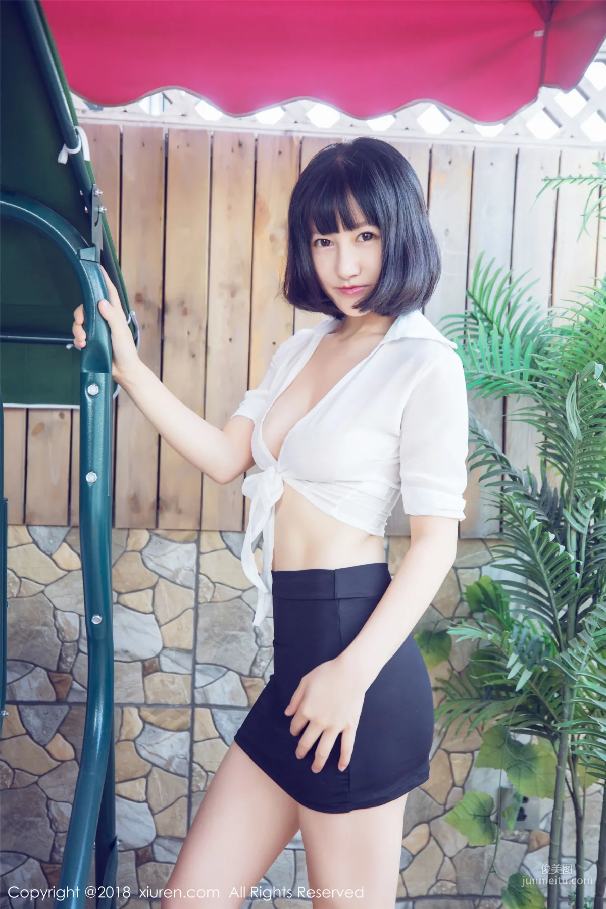 Xiao Tange 'See-Through Lace Lingerie + Maid Outfit + Seductive Secretary OL' [XiuRen] No.933 Photo Set photo 36