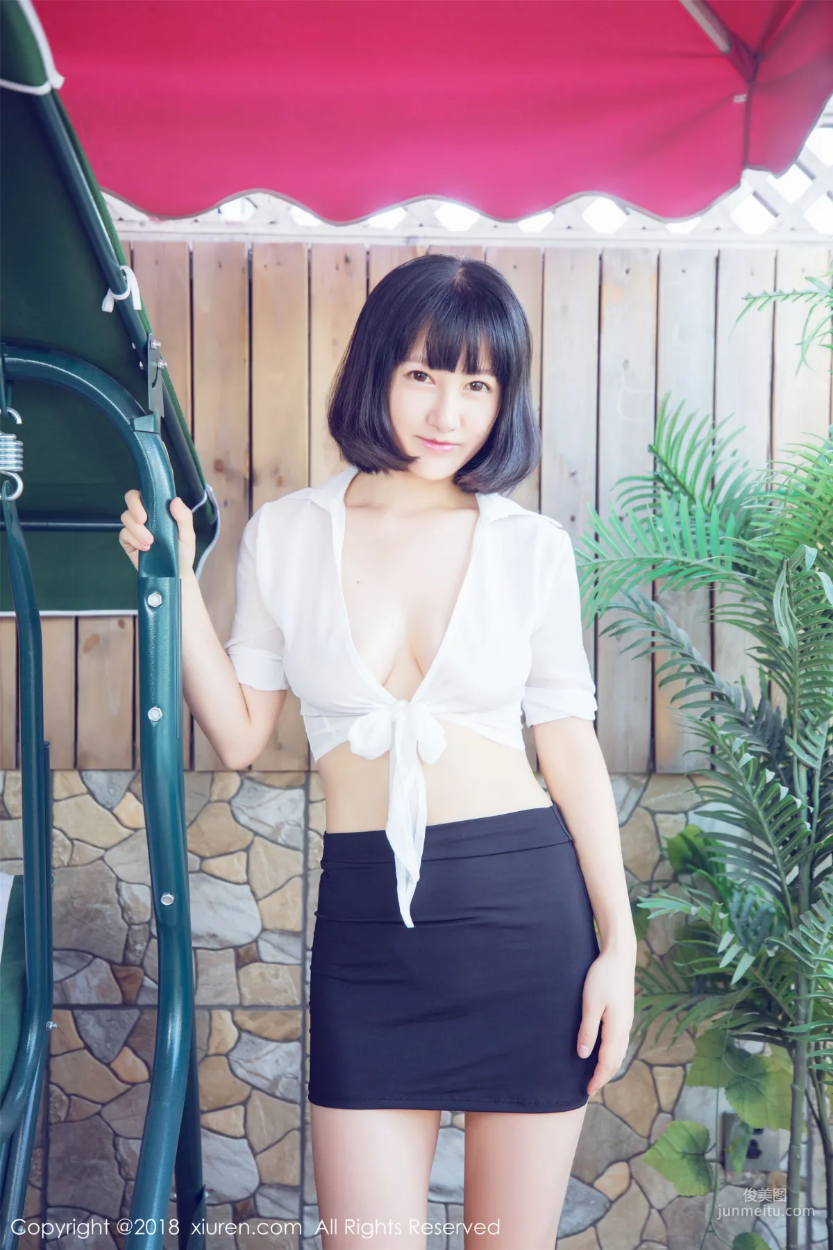 Xiao Tange 'See-Through Lace Lingerie + Maid Outfit + Seductive Secretary OL' [XiuRen] No.933 Photo Set photo 37