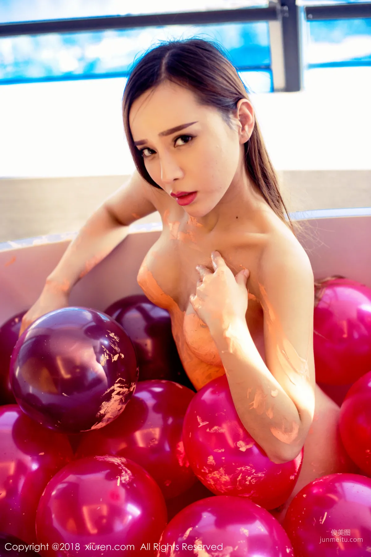 Ai Xiaoqing, Body Paint + Japanese Cat Costume [XiuRen] No.894 Photo Set photo 35