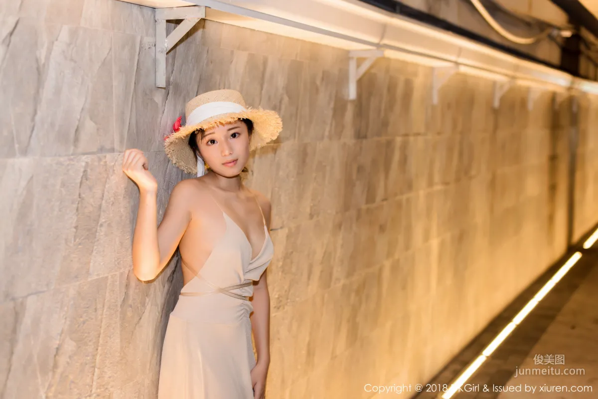 Cangjing Youxiang Pure and Sweet Straw Hat Girl [DKGirl] Vol.055 Photo Set photo 42