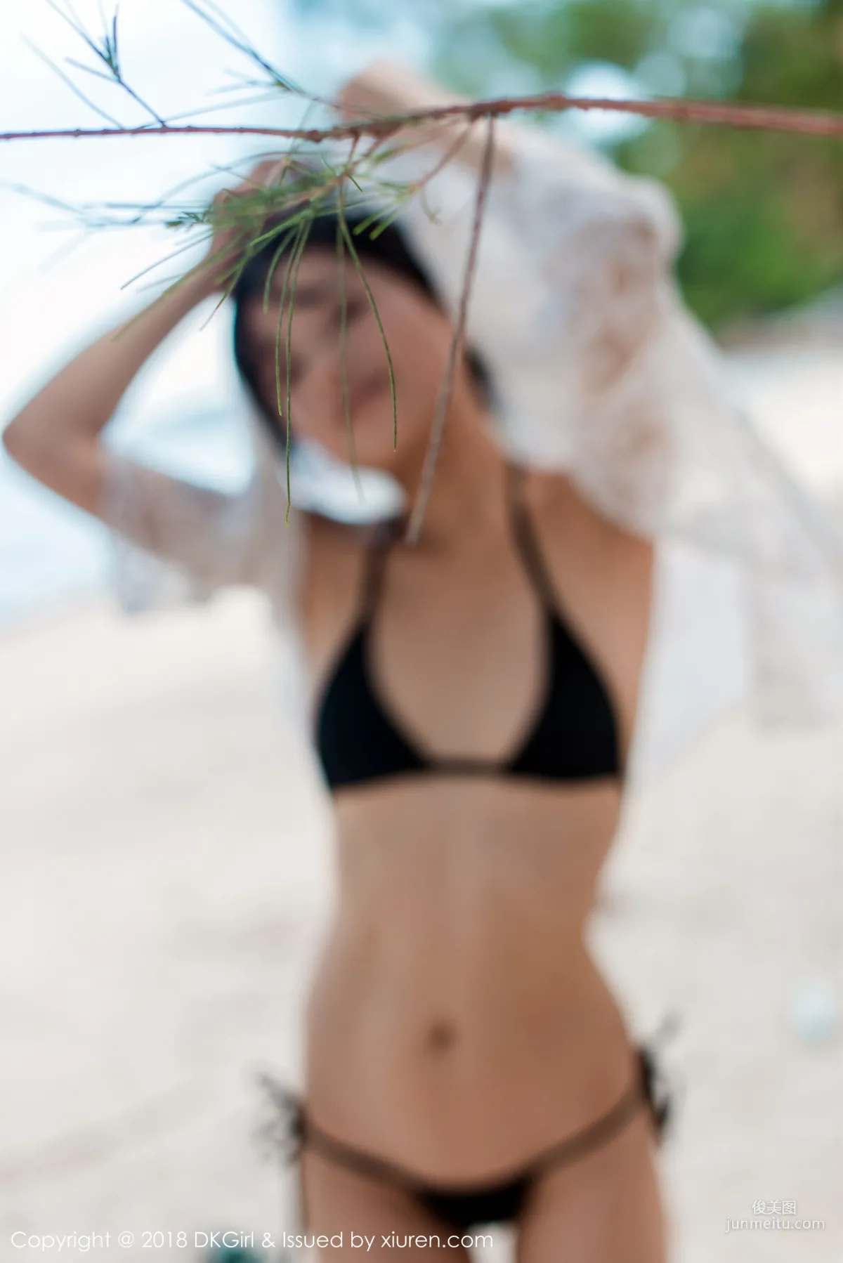 Japanese Pure Beauty @ Cangjing Youxiang, Wet Body Beach Exposure [DKGirl] Vol.058 Photo Set photo 42