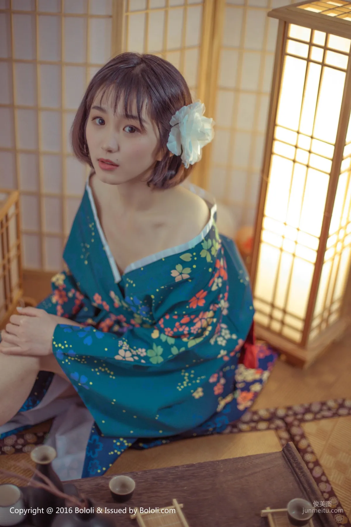 Ku Ku, Japanese Warmth, Alluring Kimono [Boluoshe] Vol.132 Photo Set photo 30
