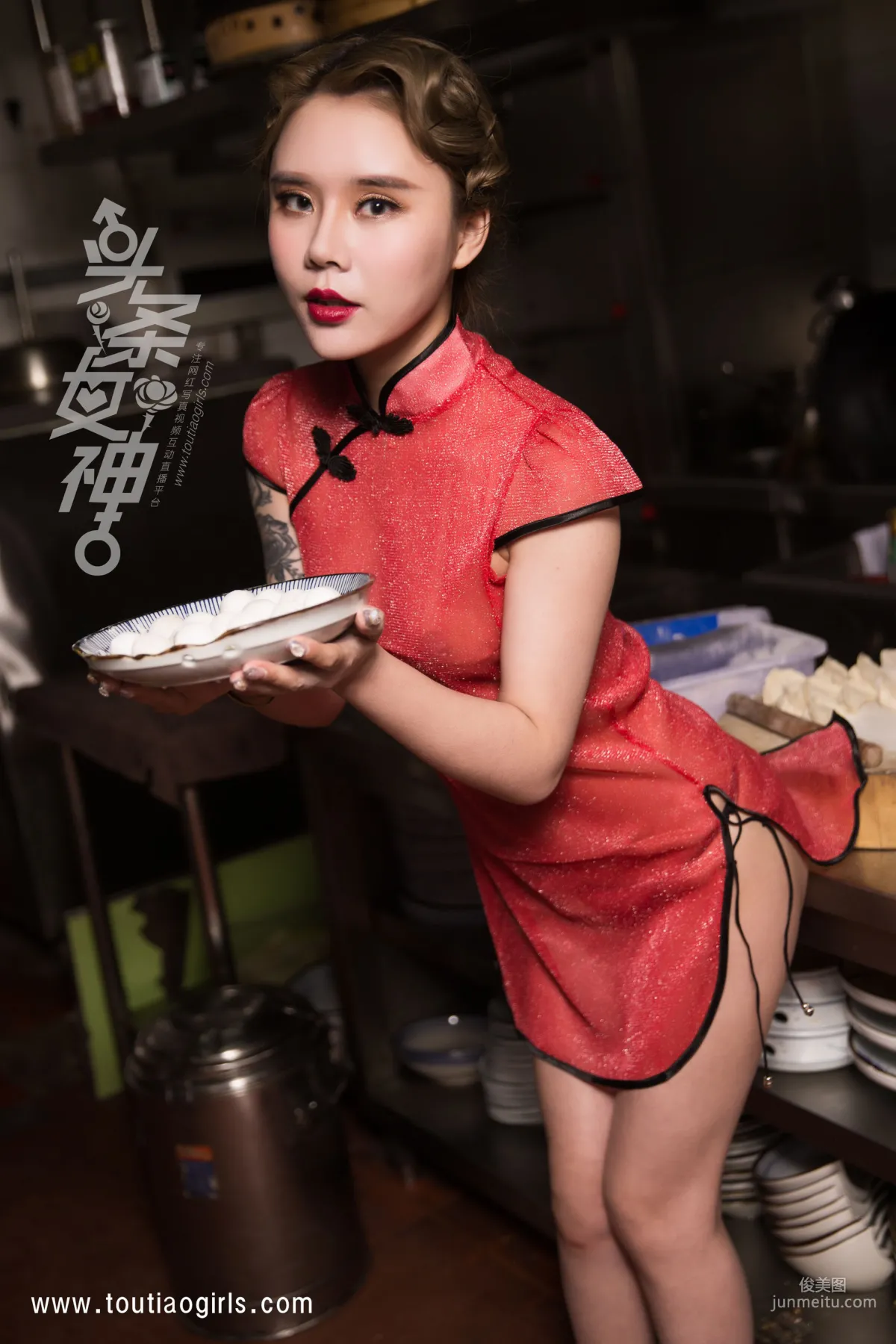 Ai Lisha "Lantern Festival Dumplings" [TouTiao Goddess] Photo Set photo 19