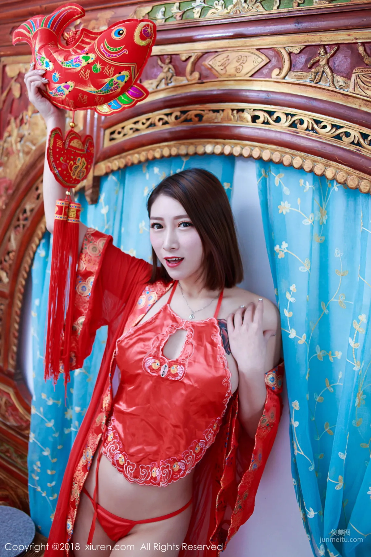 Model @Du Huahua New Spring Photo Special [XiuRen] No.914 Photo Set photo 33