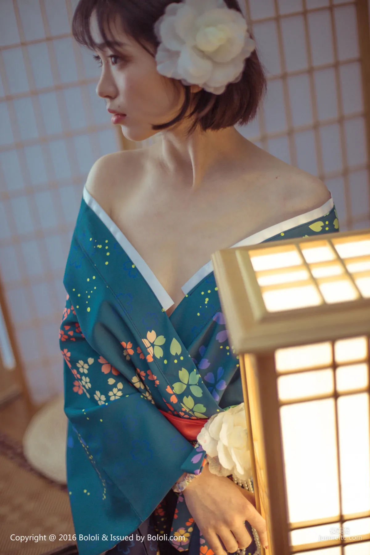Ku Ku, Japanese Warmth, Alluring Kimono [Boluoshe] Vol.132 Photo Set photo 16