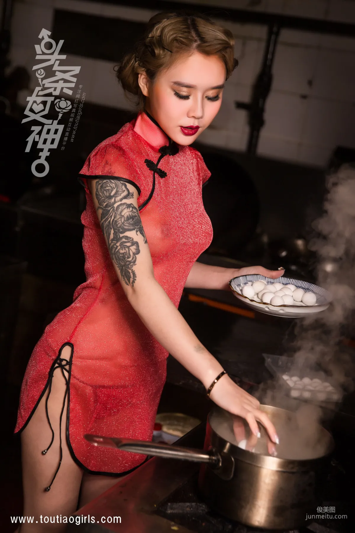 Ai Lisha "Lantern Festival Dumplings" [TouTiao Goddess] Photo Set photo 5