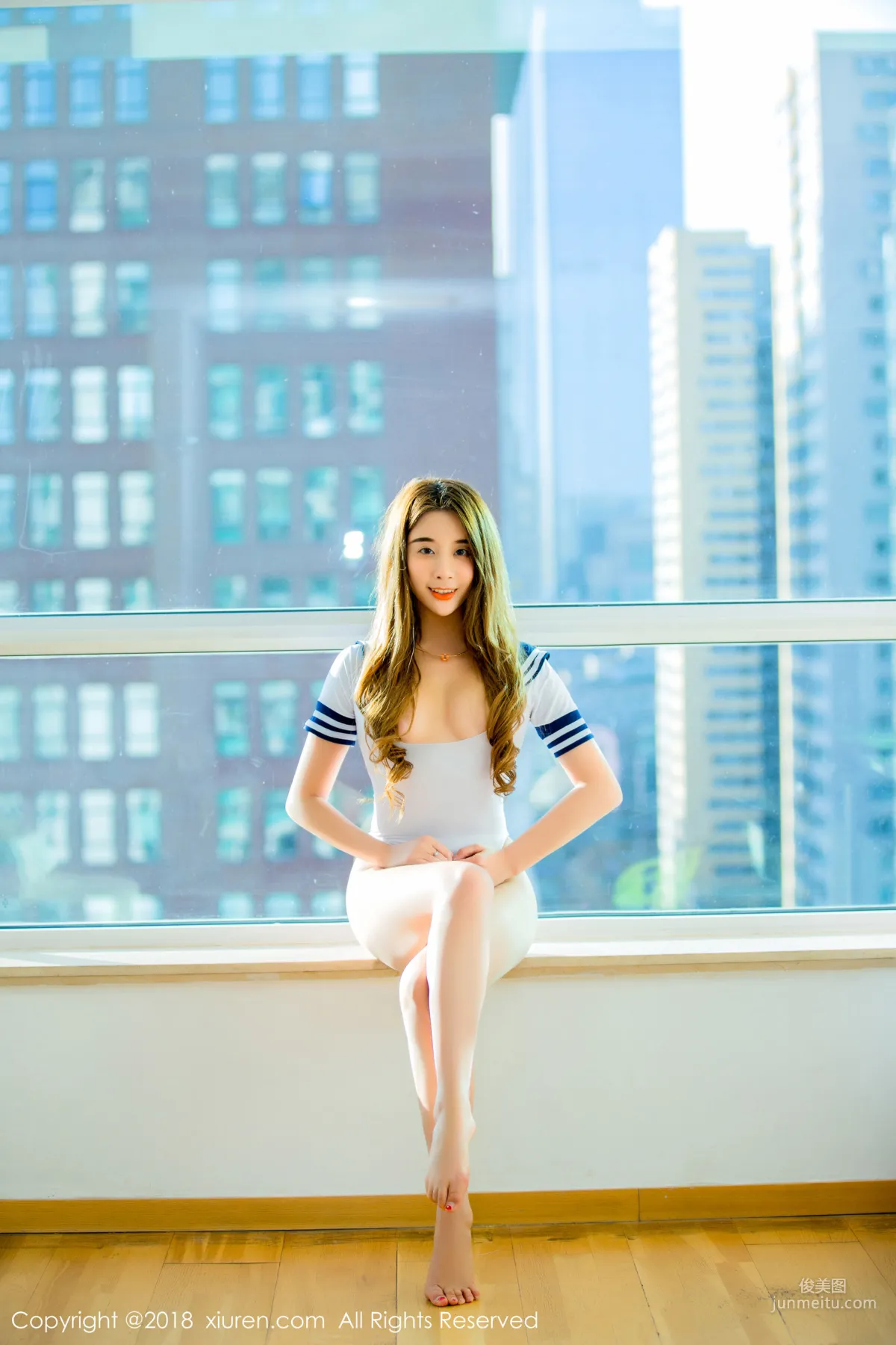 Model @Xiao Hui 《Pajamas + High-Cut School Swimsuit》 [XiuRen] No.917 Photo Set photo 32