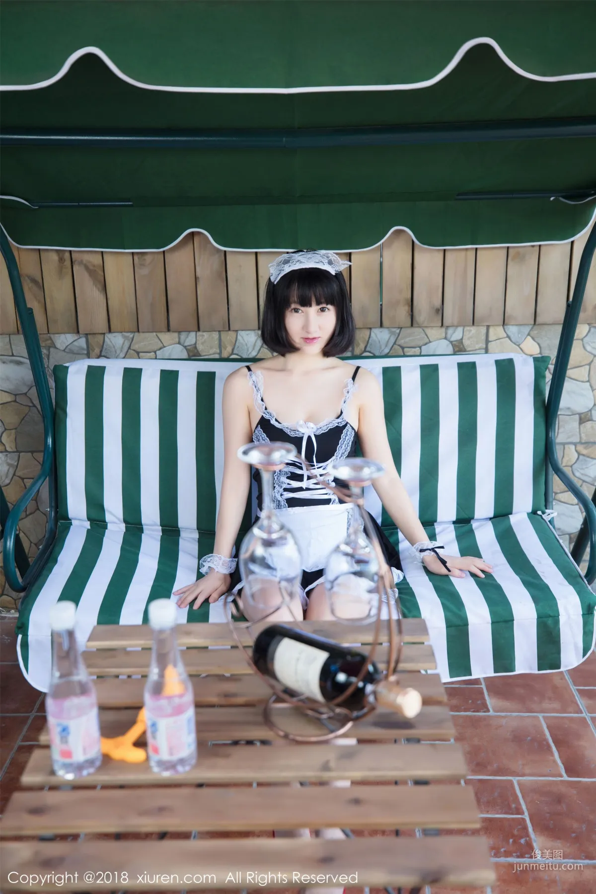 Xiao Tange 'See-Through Lace Lingerie + Maid Outfit + Seductive Secretary OL' [XiuRen] No.933 Photo Set photo 21