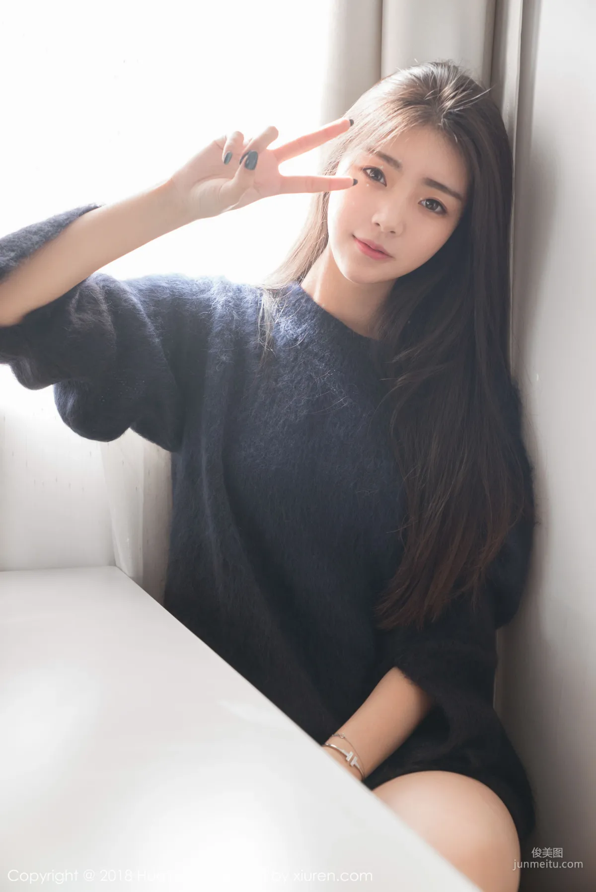 可樂Vicky《毛衣+白襯衫》 [花漾HuaYang] Vol.027 寫真集 3