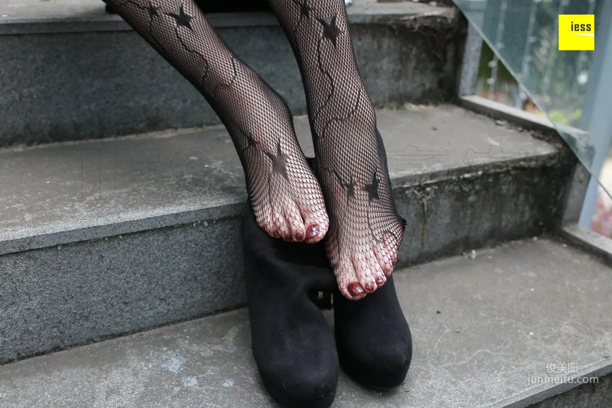 Zi Zi "Star Fishnet Stockings and Ankle Boots" [IESS] Silk Enjoyer 158 Photo Set photo 21