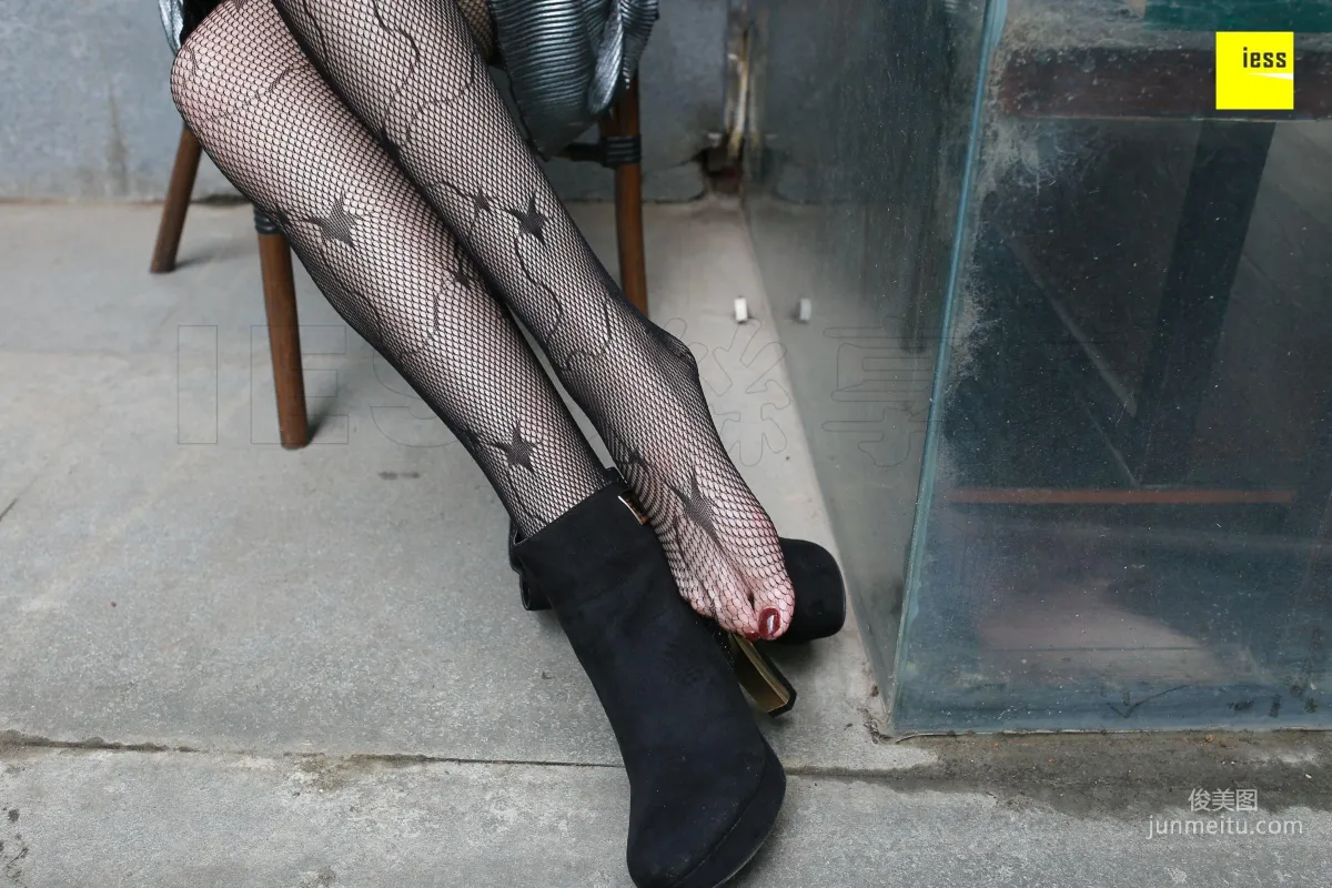 Zi Zi "Star Fishnet Stockings and Ankle Boots" [IESS] Silk Enjoyer 158 Photo Set photo 70