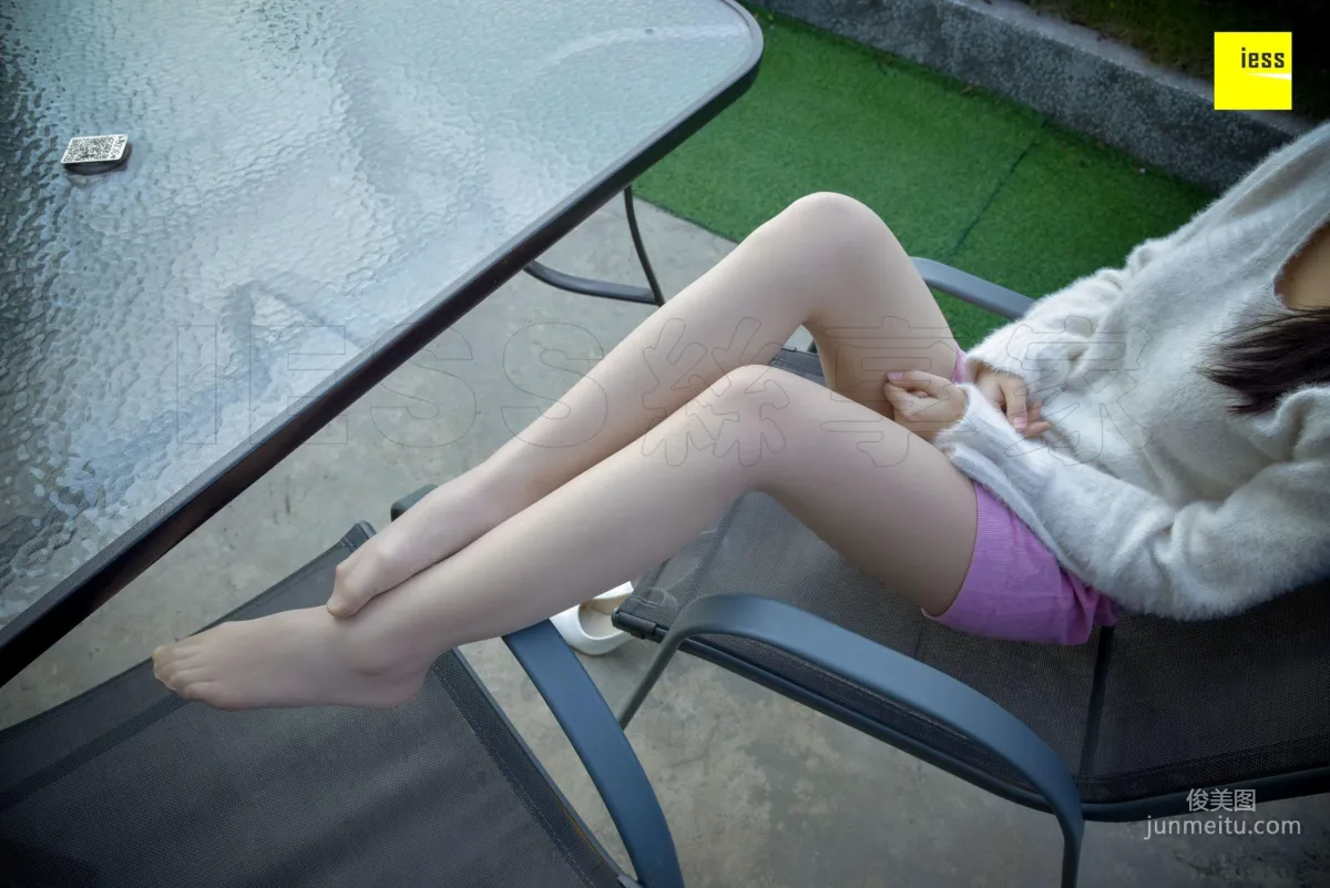 Jia Zhen, Fresh Pink Short Skirt and Flesh Stockings [IESS] Silk Enjoyer 170 Photo Set photo 81