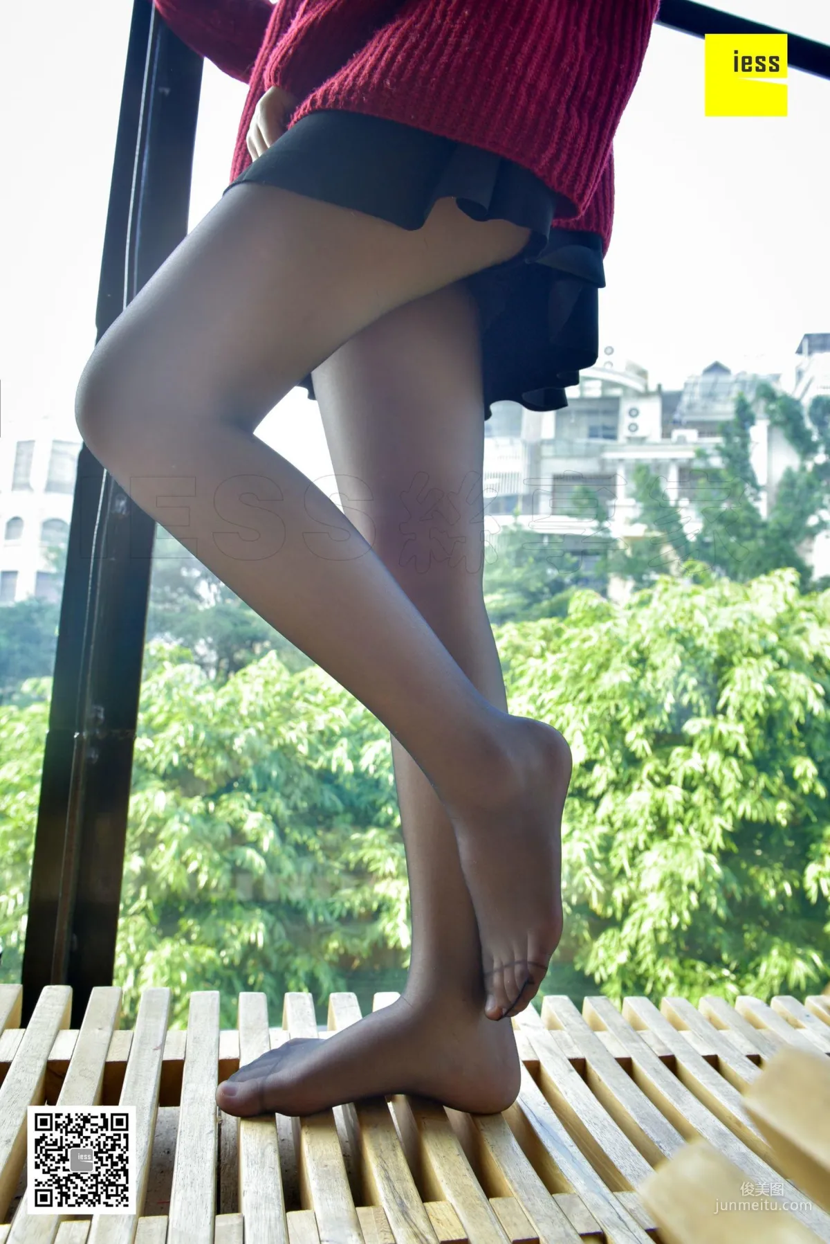 Jia Zhen, Plump and Fleshy Black Stockings [IESS] Silk Enjoyer 183 Photo Set photo 91