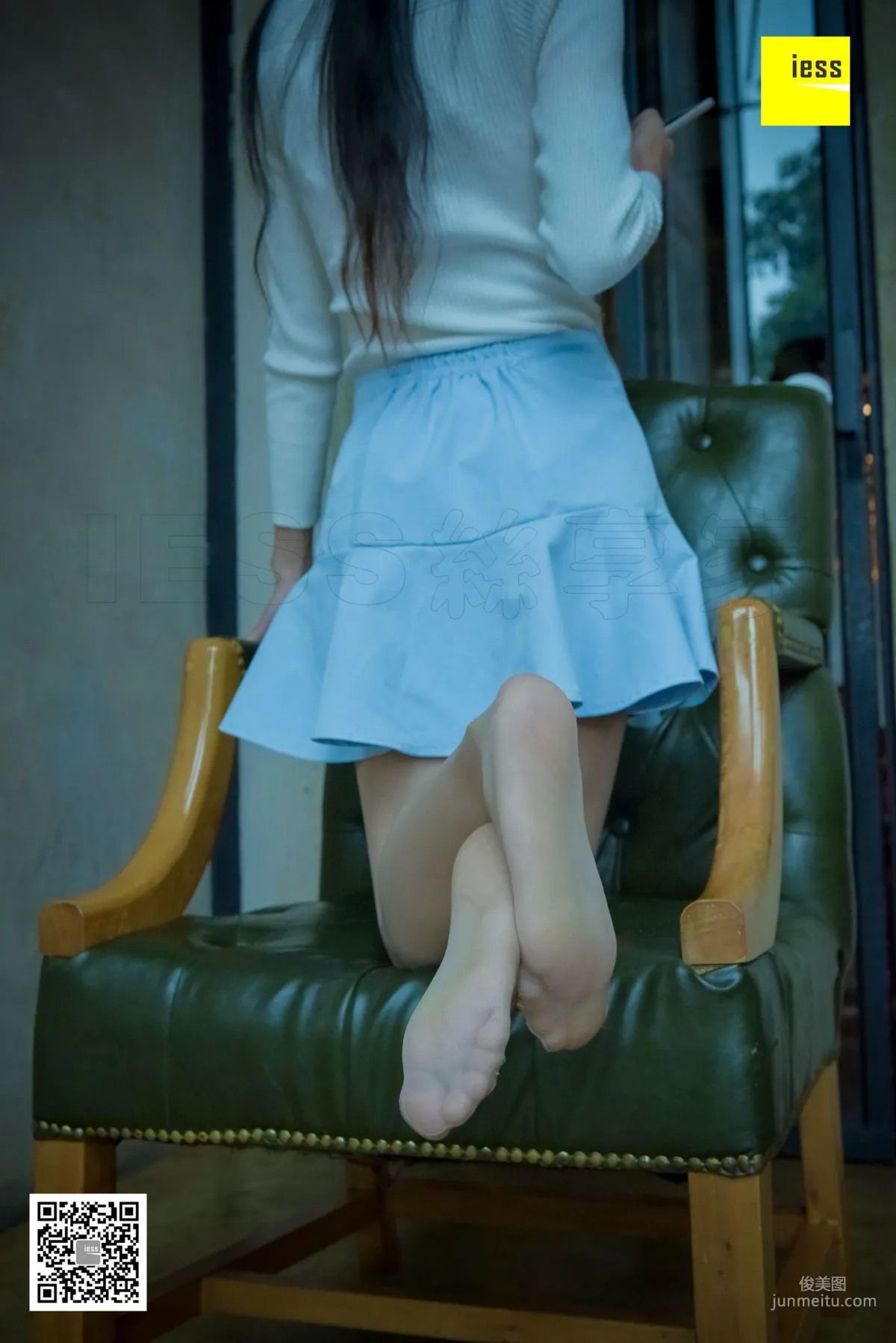 Mu Mu, Alluring Charm Meat-Color Stockings and Sandals [IESS] Silk Enjoyer 166 Photo Set photo 93