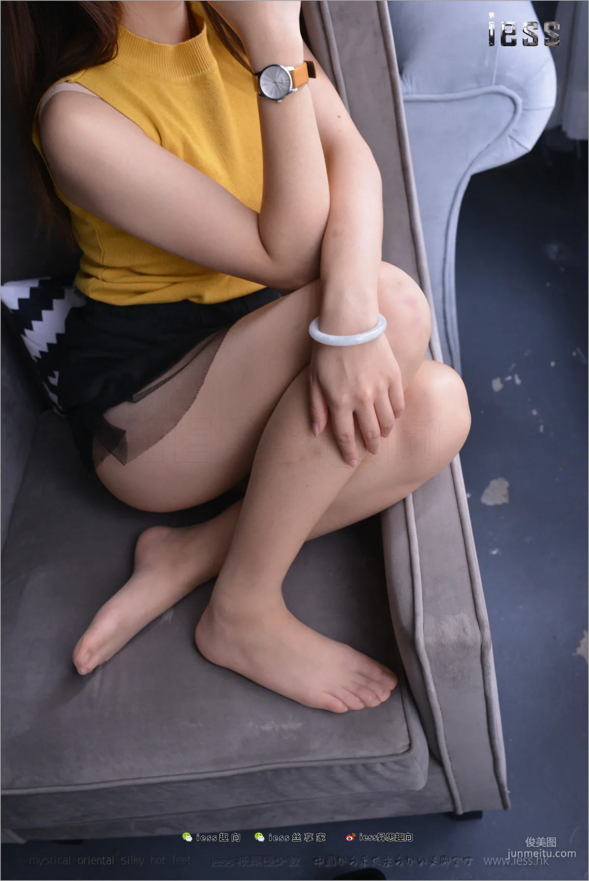 Xiao Jie, A Head Start in Staring [IESS] Silk Stockings Bento 192 Photo Set photo 89
