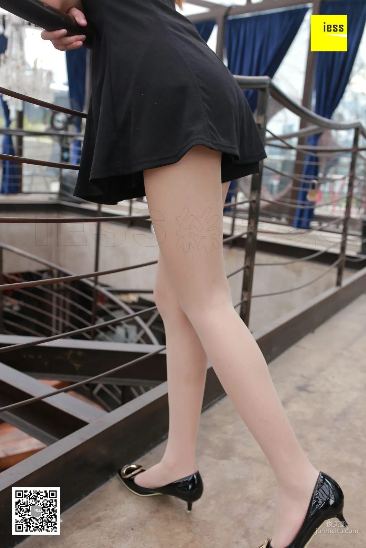 Jing Jing, Slip Dress and Flesh-Colored Stockings [IESS] Silk Enjoyer 164 Photo Set photo 39