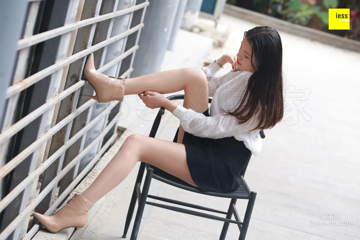 Qi Qi, Nude Patent Leather Ankle Boots [IESS] Silk Enjoyer 162 Photo Set photo 67