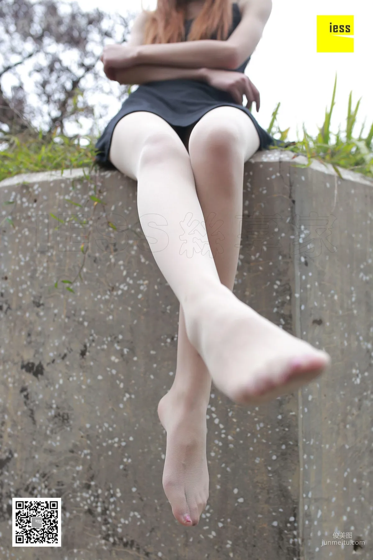 Jing Jing, Slip Dress and Flesh-Colored Stockings [IESS] Silk Enjoyer 164 Photo Set photo 90