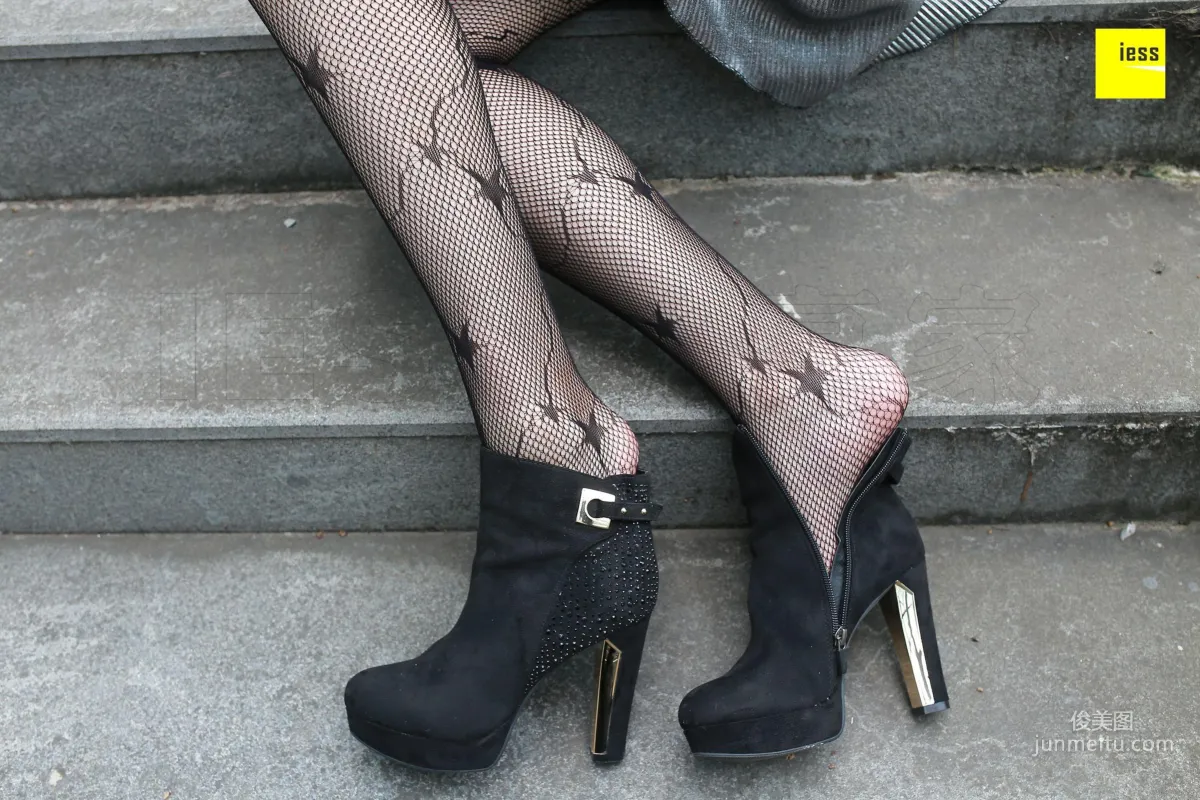 Zi Zi "Star Fishnet Stockings and Ankle Boots" [IESS] Silk Enjoyer 158 Photo Set photo 18
