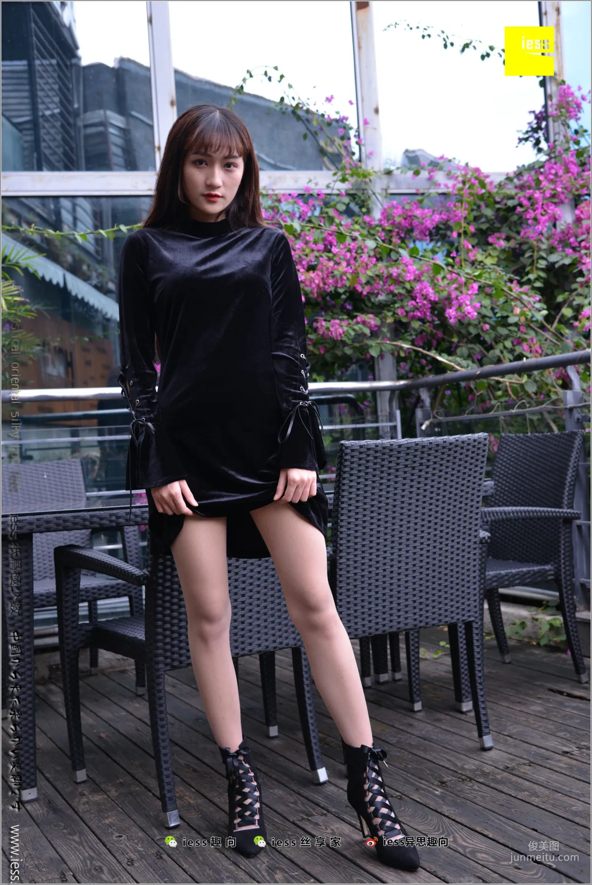 Xiao Xiao, Looks Are Justice [IESS] Silk Stockings Bento 199 Photo Set photo 38