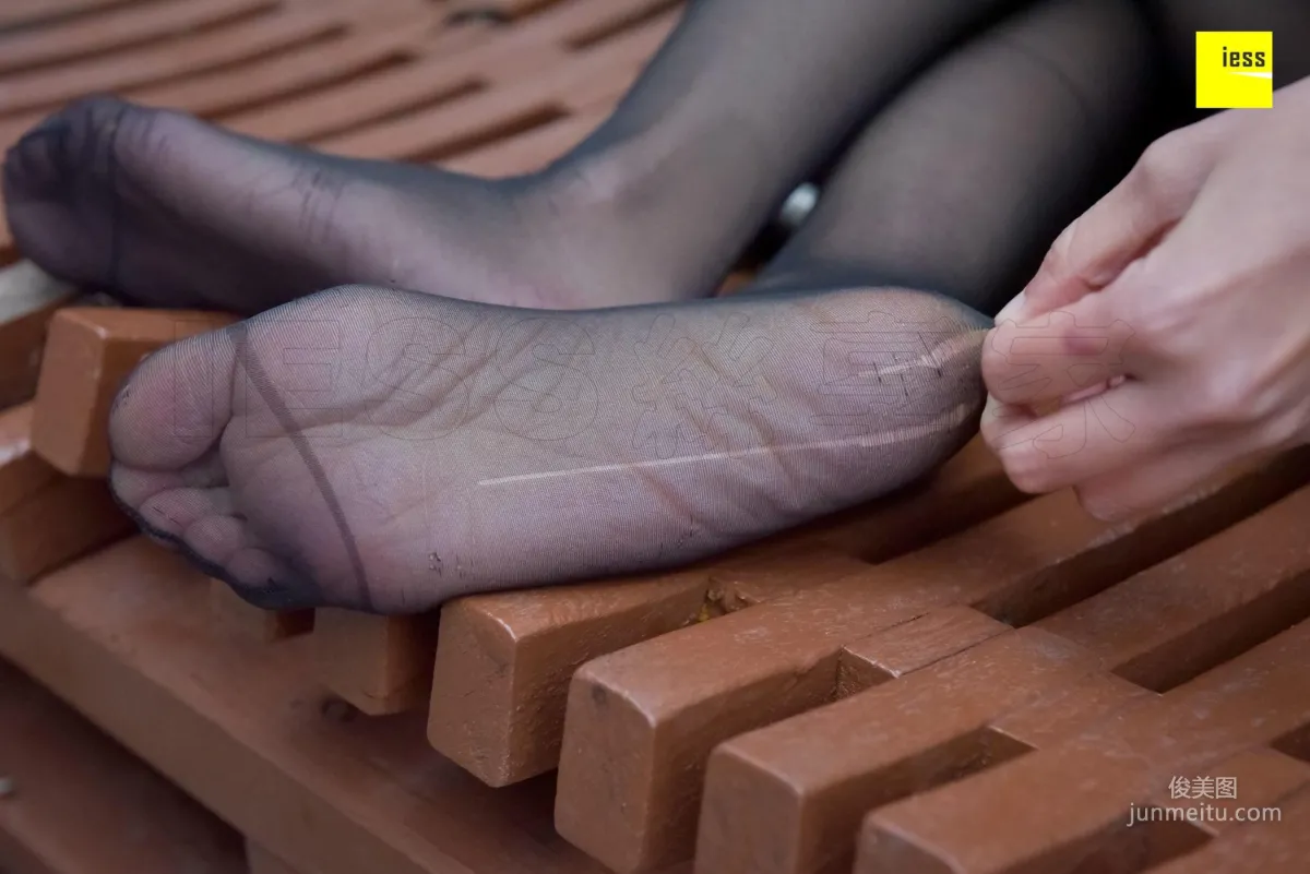 Yong Ying, Black Stockings After the Rain [IESS] Silk Enjoyer 160, Photo Set photo 76