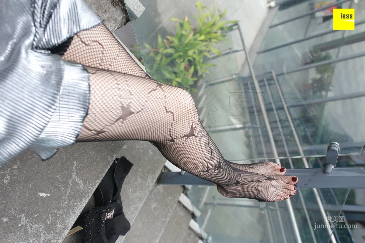 Zi Zi "Star Fishnet Stockings and Ankle Boots" [IESS] Silk Enjoyer 158 Photo Set photo 38