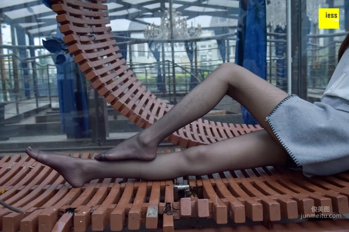Yong Ying, Black Stockings After the Rain [IESS] Silk Enjoyer 160, Photo Set photo 70