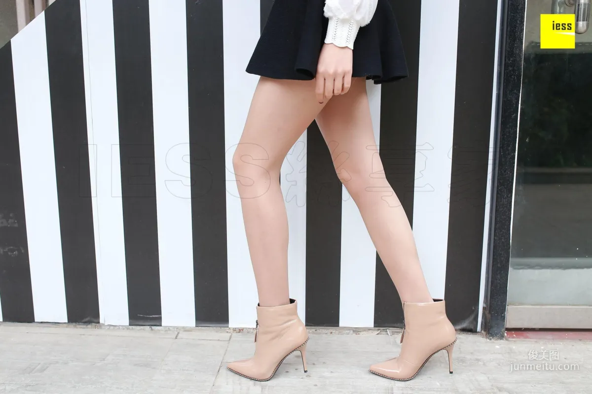 Qi Qi, Nude Patent Leather Ankle Boots [IESS] Silk Enjoyer 162 Photo Set photo 73