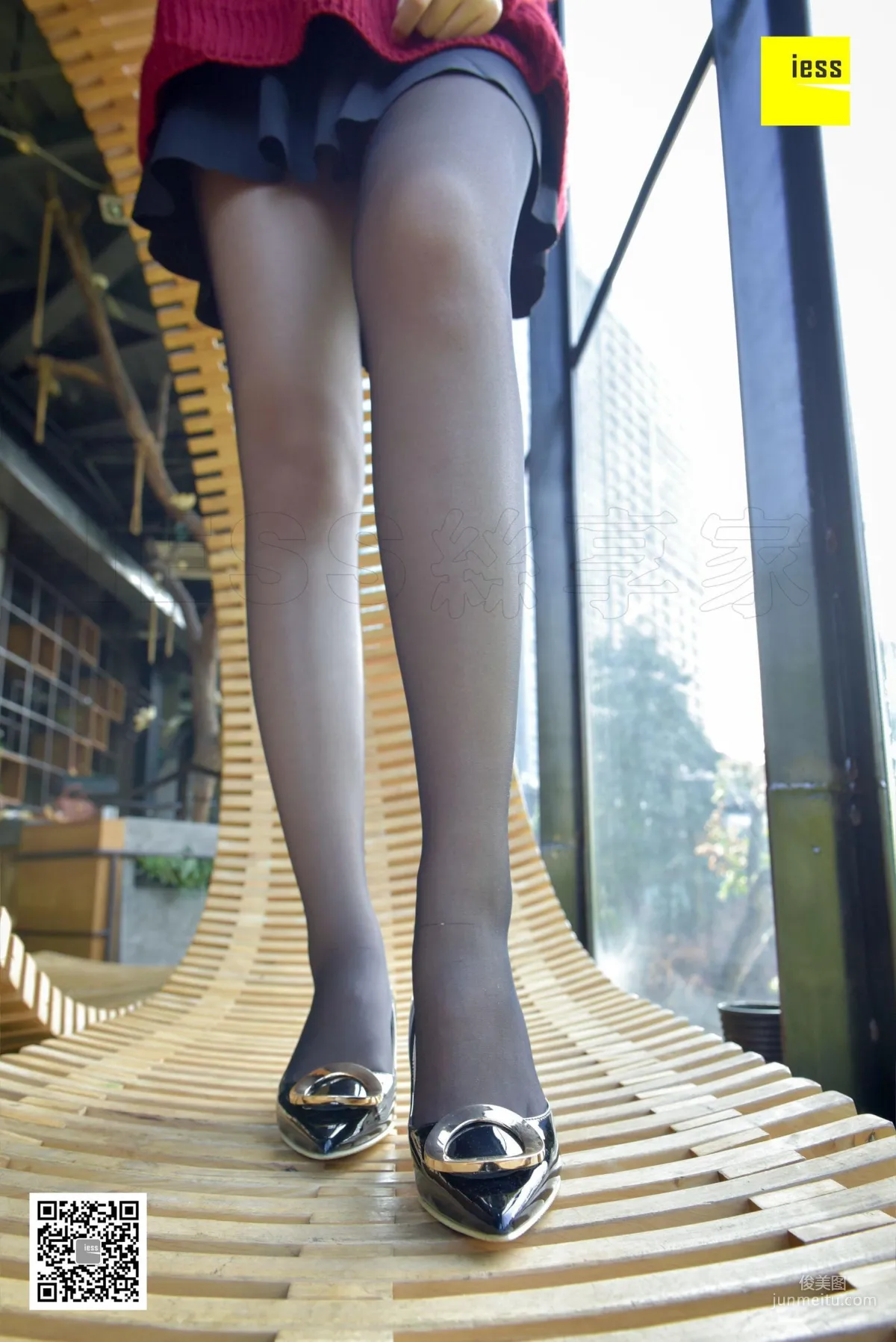 Jia Zhen, Plump and Fleshy Black Stockings [IESS] Silk Enjoyer 183 Photo Set photo 97