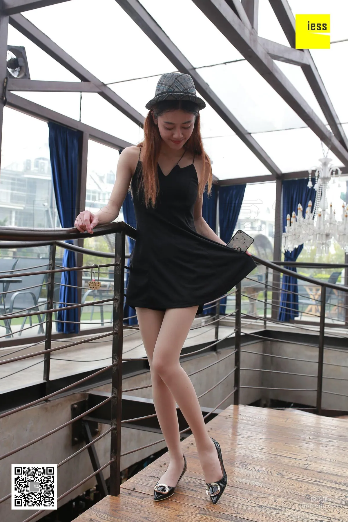 Jing Jing, Slip Dress and Flesh-Colored Stockings [IESS] Silk Enjoyer 164 Photo Set photo 30