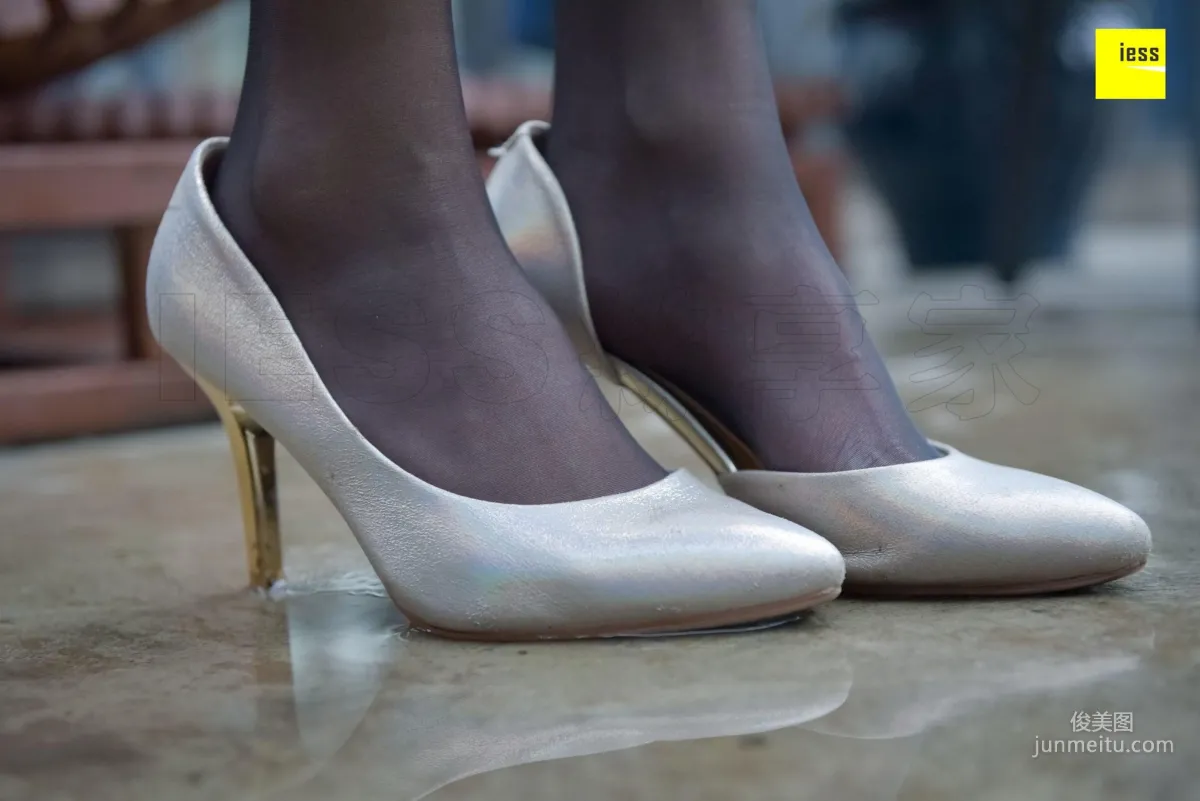 Yong Ying, Black Stockings After the Rain [IESS] Silk Enjoyer 160, Photo Set photo 54