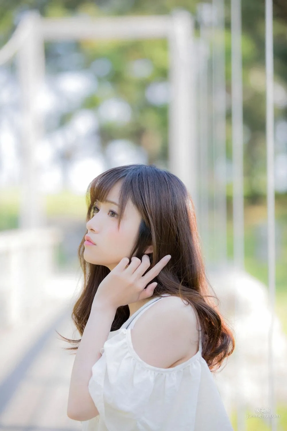Madoga Mitadera, "Angel in White as Model" [YS Web] Vol.789 Photo Set photo 7