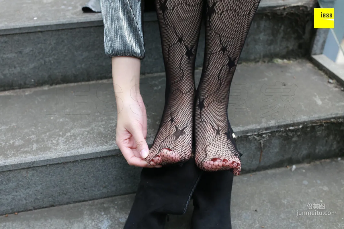Zi Zi "Star Fishnet Stockings and Ankle Boots" [IESS] Silk Enjoyer 158 Photo Set photo 30
