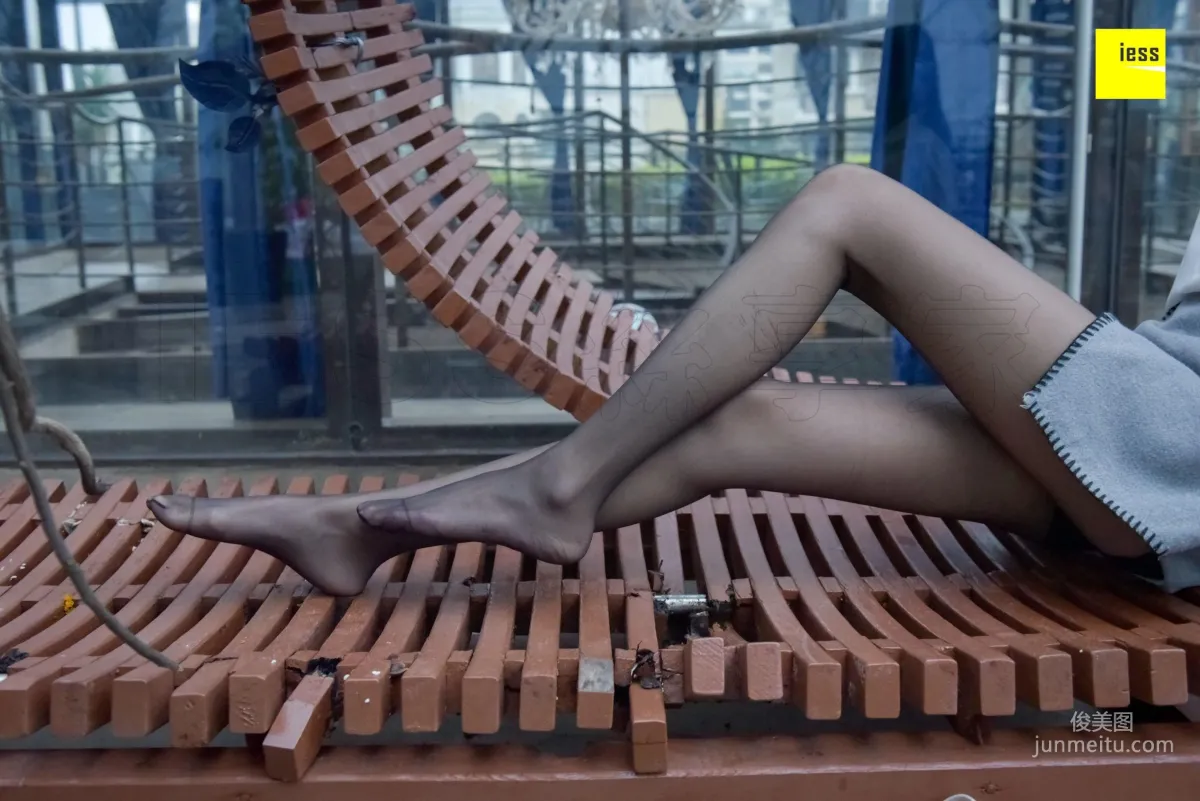Yong Ying, Black Stockings After the Rain [IESS] Silk Enjoyer 160, Photo Set photo 68