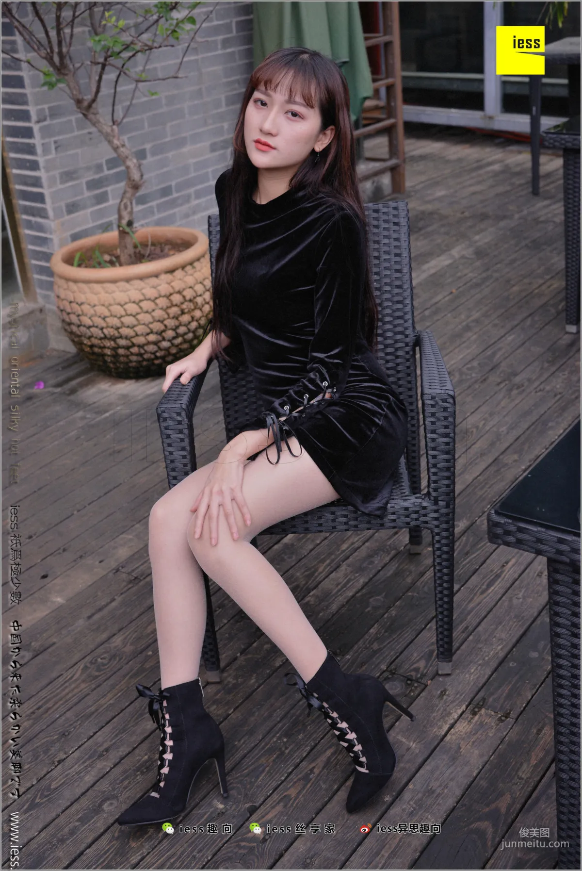 Xiao Xiao, Looks Are Justice [IESS] Silk Stockings Bento 199 Photo Set photo 31