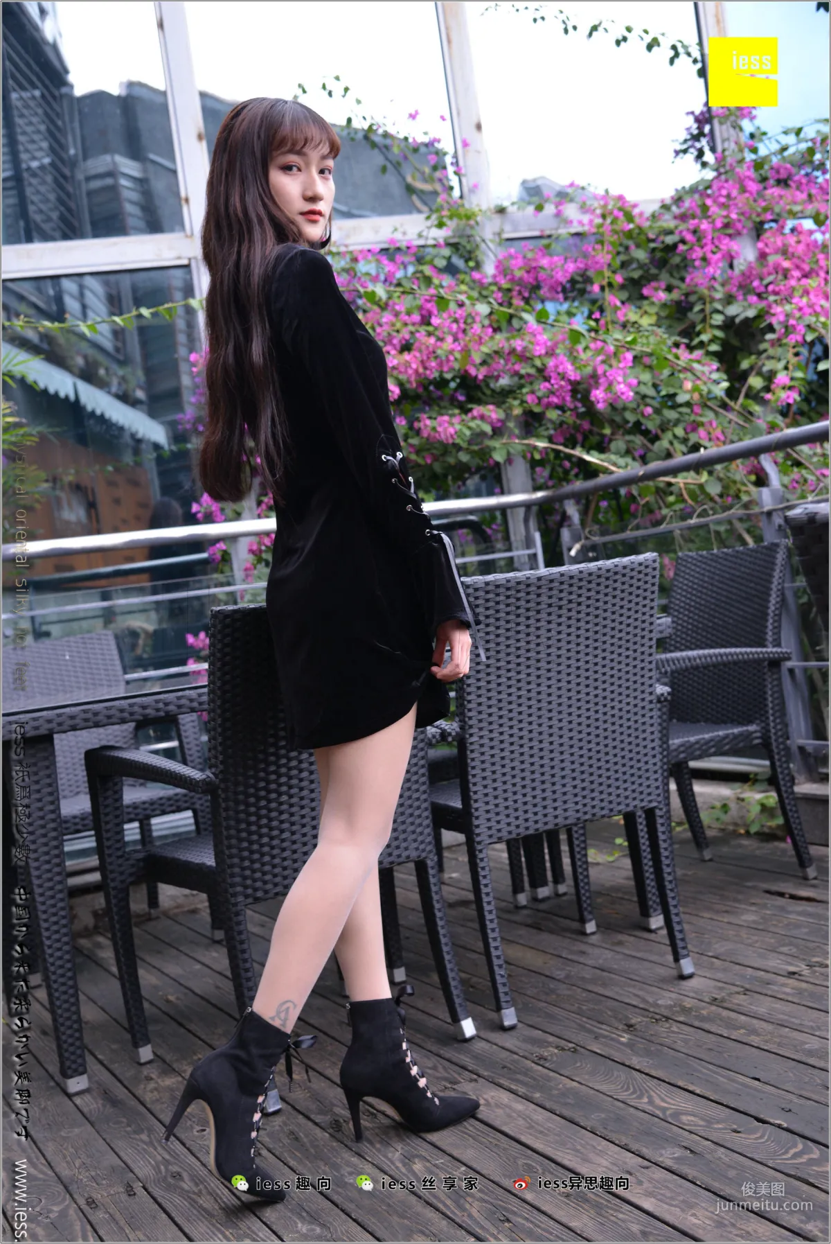 Xiao Xiao, Looks Are Justice [IESS] Silk Stockings Bento 199 Photo Set photo 39