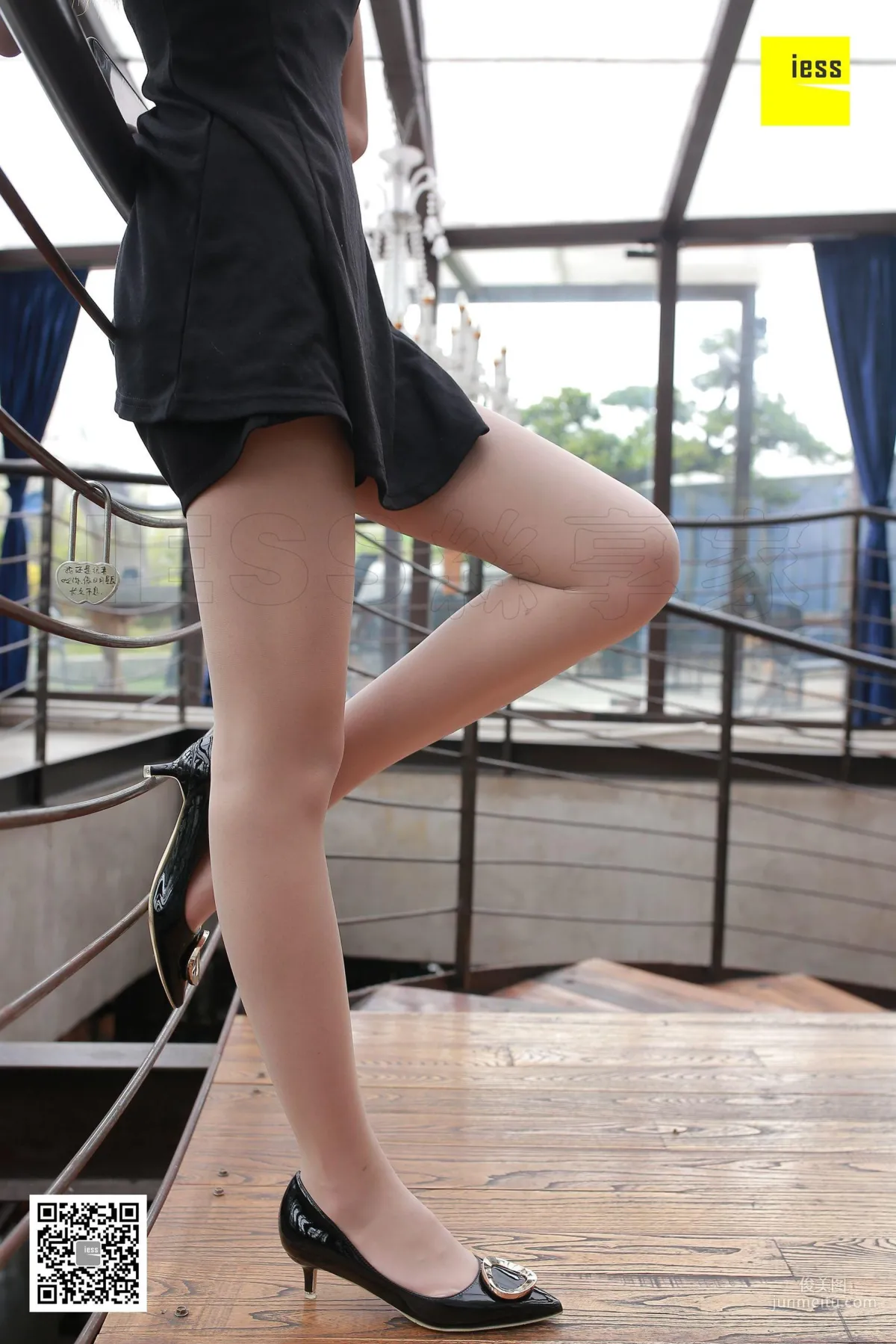 Jing Jing, Slip Dress and Flesh-Colored Stockings [IESS] Silk Enjoyer 164 Photo Set photo 24
