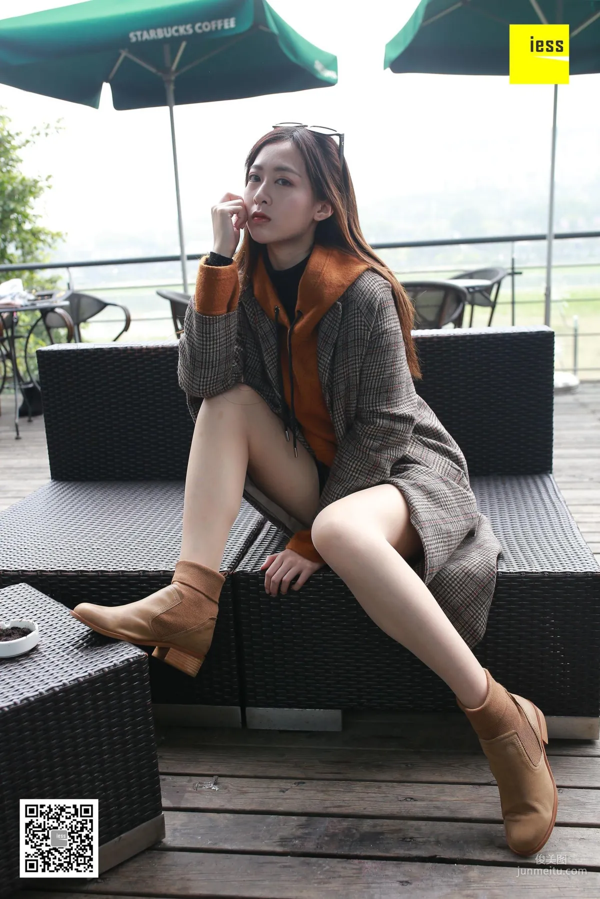 Zi Zi, Domineering Ankle Boots and Flesh-Colored Stockings [IESS] Silk Enjoyer 168 Photo Set photo 67