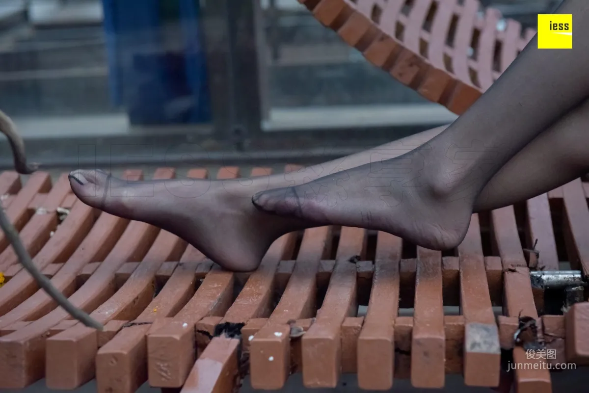 Yong Ying, Black Stockings After the Rain [IESS] Silk Enjoyer 160, Photo Set photo 69