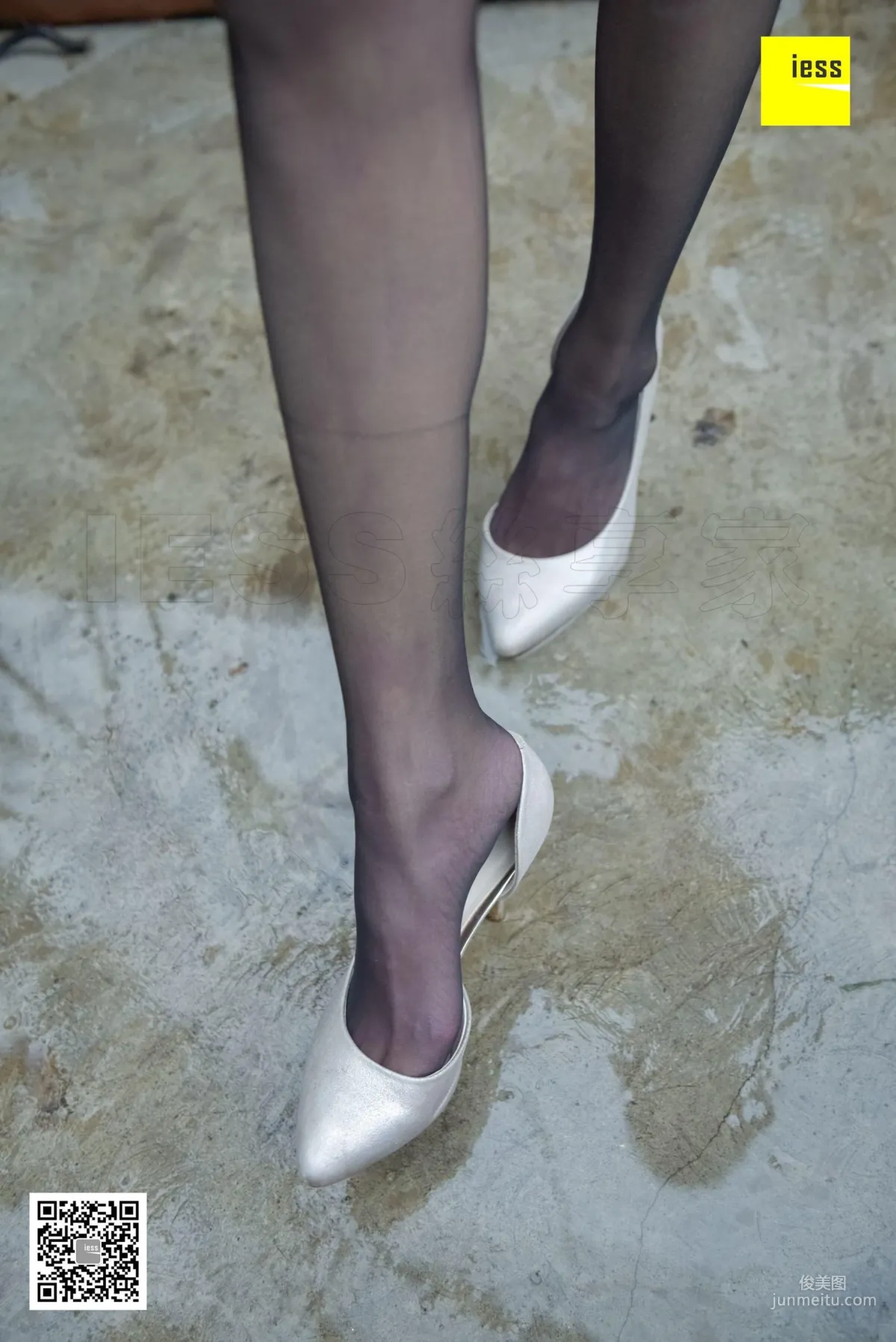 Yong Ying, Black Stockings After the Rain [IESS] Silk Enjoyer 160, Photo Set photo 58